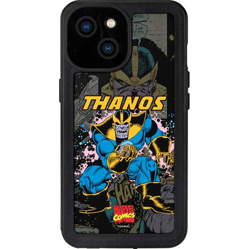 Marvel Classic Comics Thanos iPhone 15 Waterproof Case
